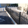 Solid Structure Powder Coated Residential Steel Fence